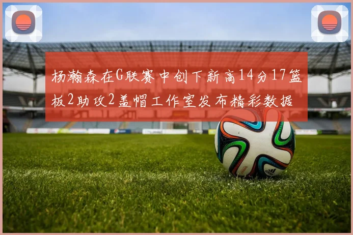 杨瀚森在G联赛中创下新高14分17篮板2助攻2盖帽工作室发布精彩数据海报